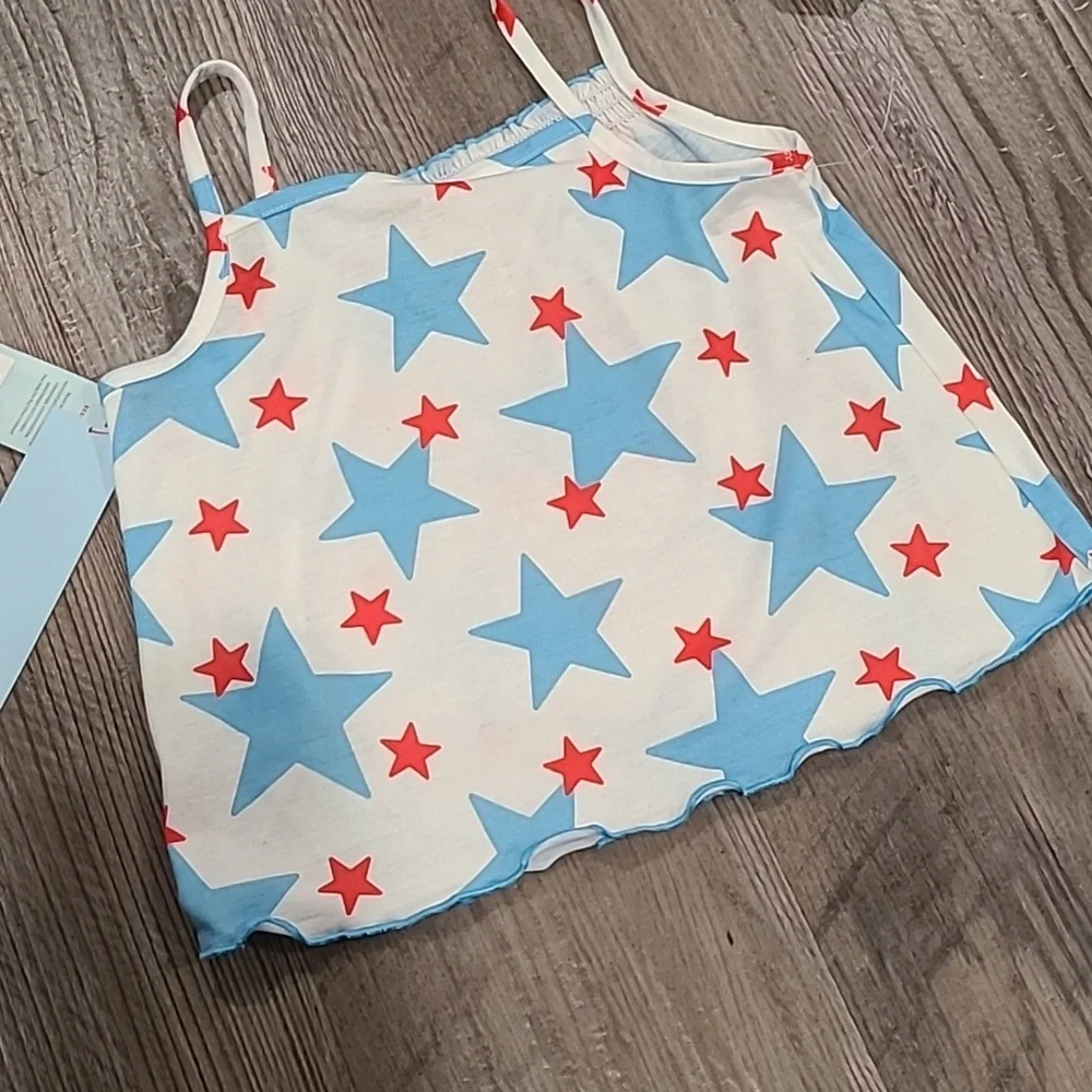 Cat & Jack Blue and Red Star Pajama Set - Picture 4 of 4